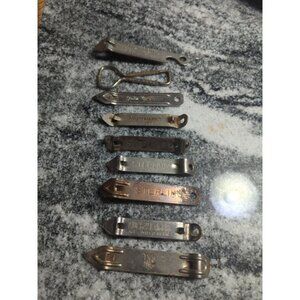 Vintage Lot 9 Beer Bottle Can Openers Budweiser Lucky Lager Falls City Sterling